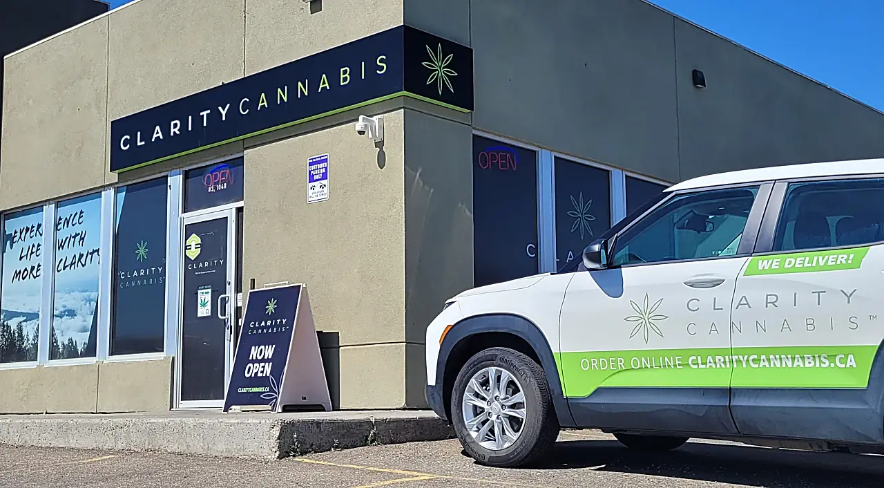 Clarity Cannabis Dawson Creek storefront